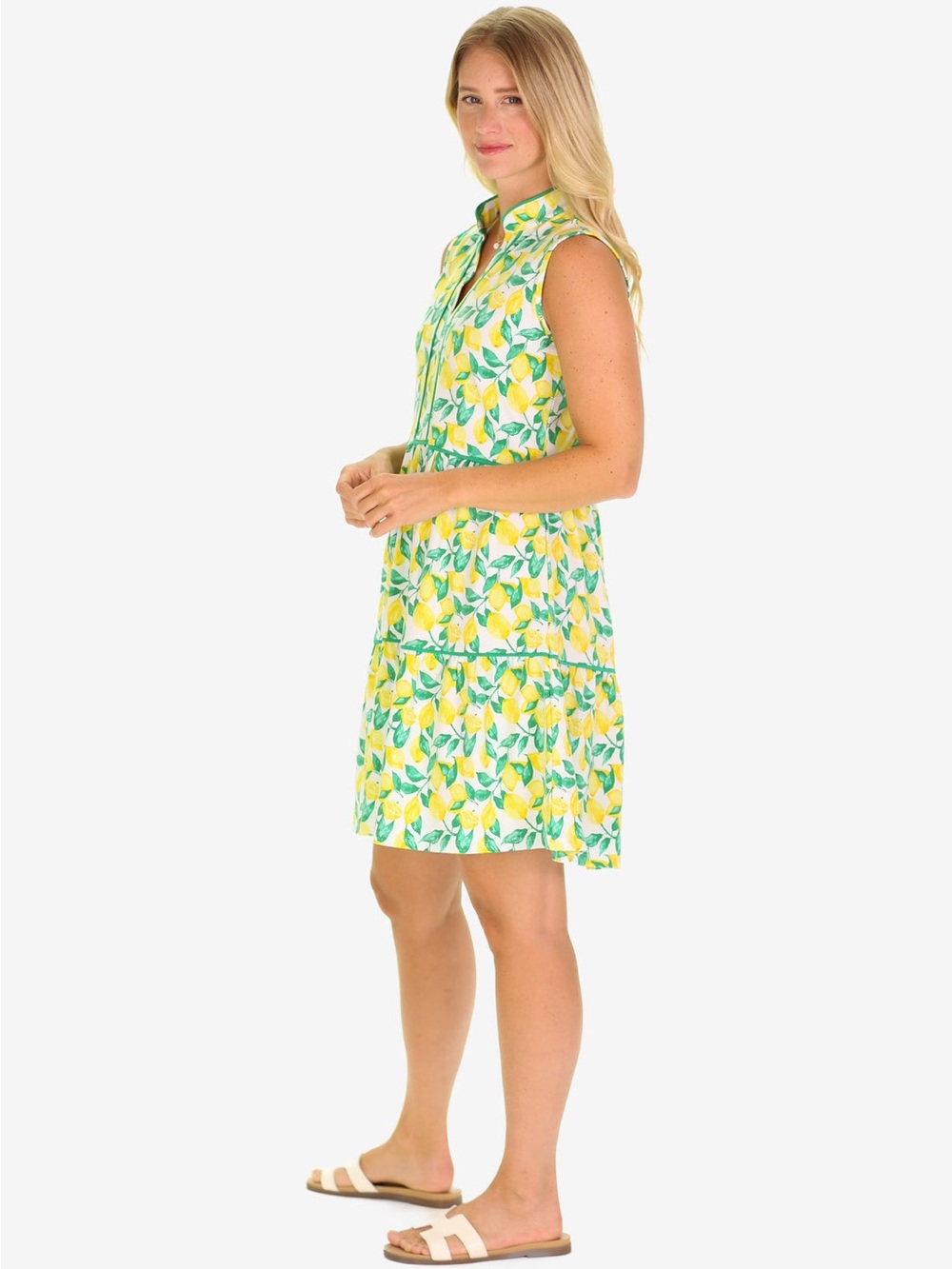 Duffield Lane THE ROBIN DRESS IN LEMONADE - Picture 4 of 7